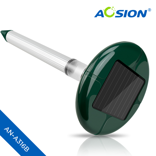 AOSION® Solar Mole Repeller With Garden Light AN-A316B